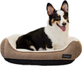 Durable Square Dog Bed - Machine Washable, Comfortable for Small & Medium Puppies