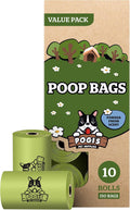 Pogi’S Dog Poop Bags – Leak-Proof & Extra Thick Pet Waste Bags (Fresh Scent, 10 Rolls, 150-Count)